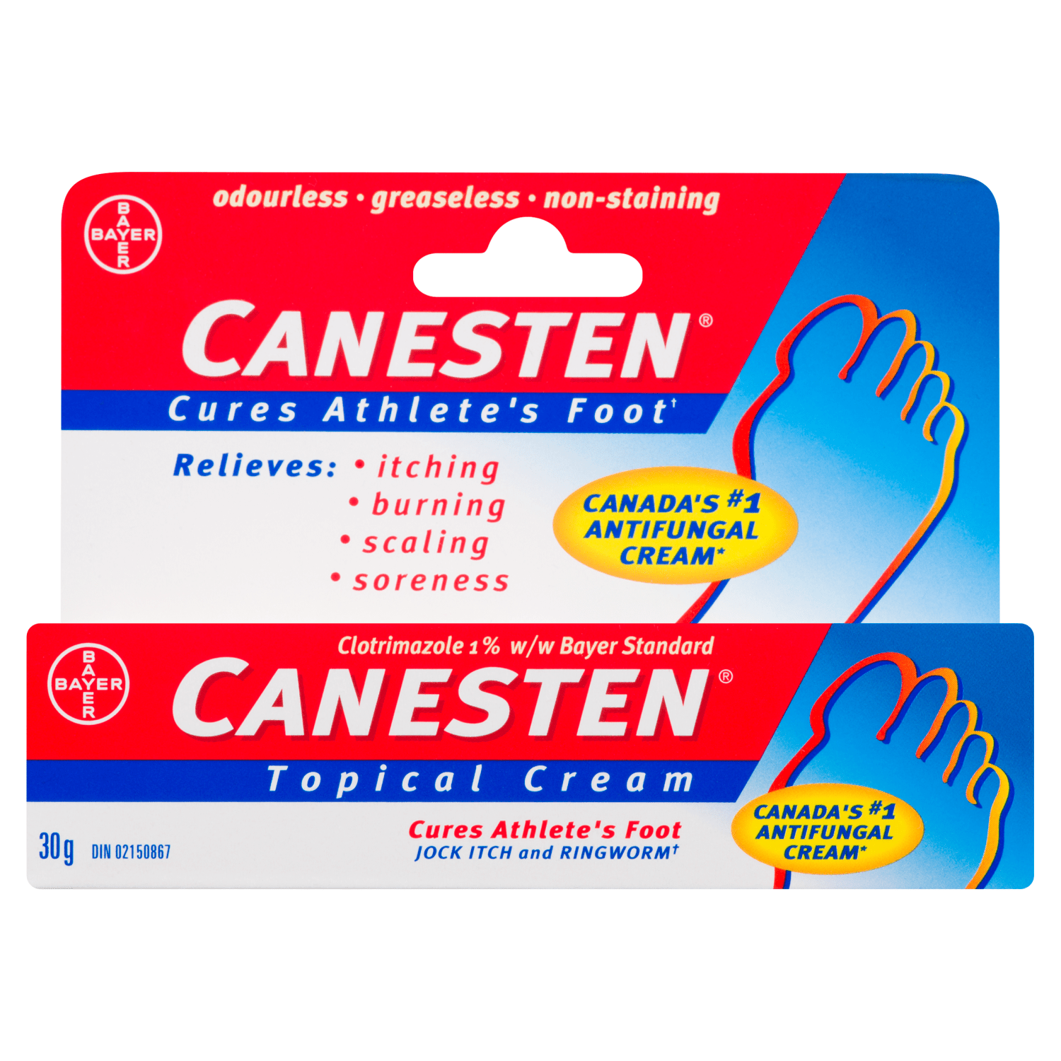 Canesten Topical Cream 30 g WeShine.ca Health & Beauty Personal