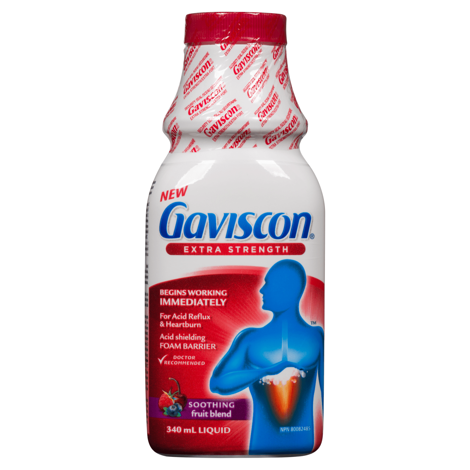 Gaviscon Extra Strength Liquid Soothing Fruit Blend, 340 ml WeShine