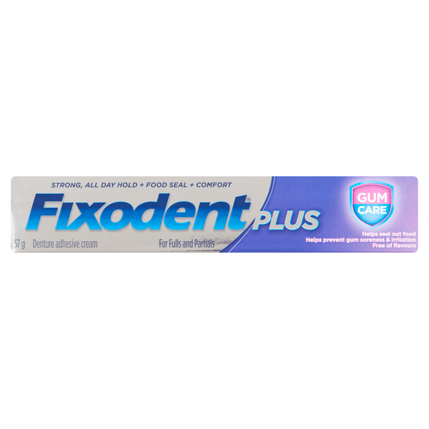 Fixodent Plus Gum Care Denture Adhesive Cream, 57 g WeShine.ca