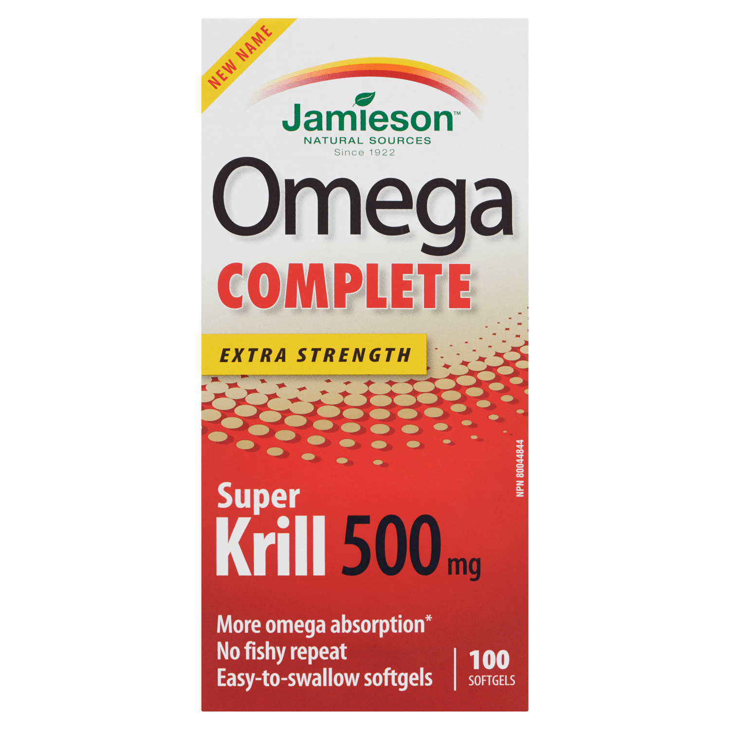 Jamieson Omega Complete Extra Strength Super Krill 500 mg, 100 Softgels