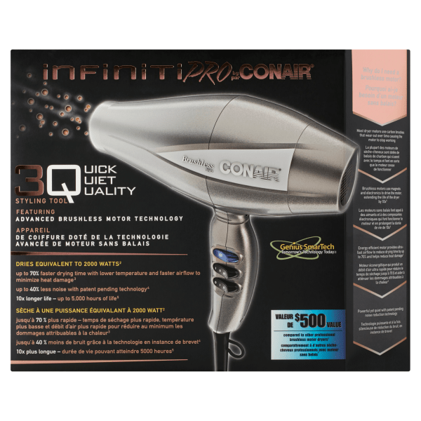 Conair Brushless Dryer Styling Tool WeShine.ca Health & Beauty