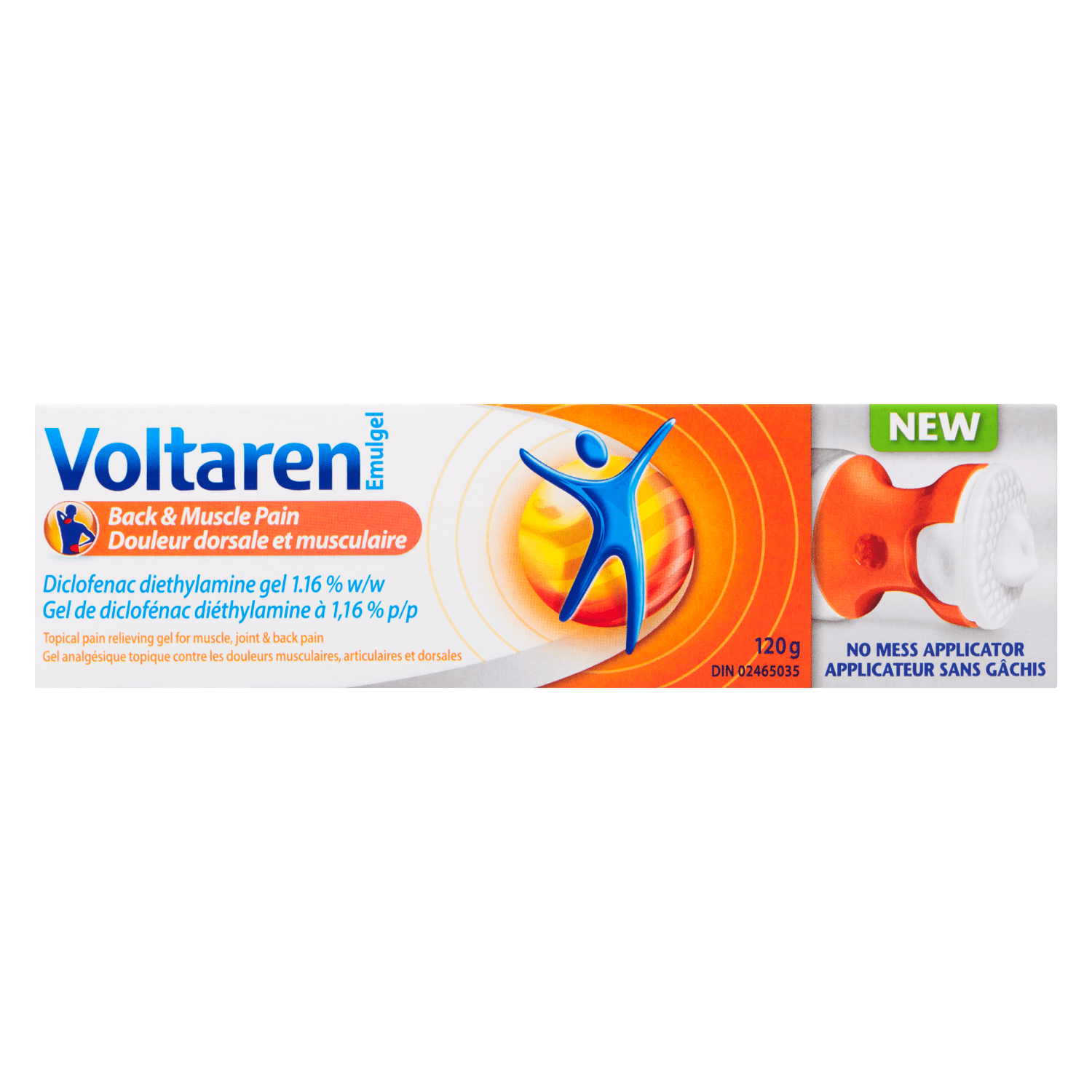 Voltaren Emulgel Back & Muscle Pain, 120 g WeShine.ca Health
