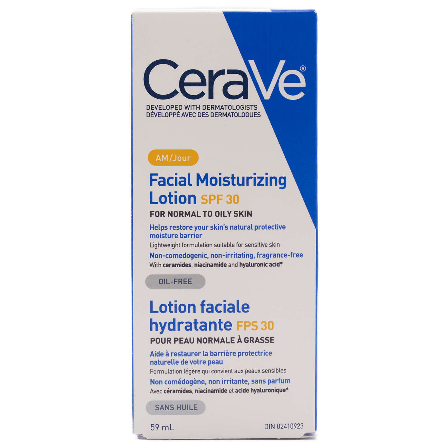 CeraVe Facial Moisturizing Lotion AM for Normal to Oily Skin SPF 30, 59