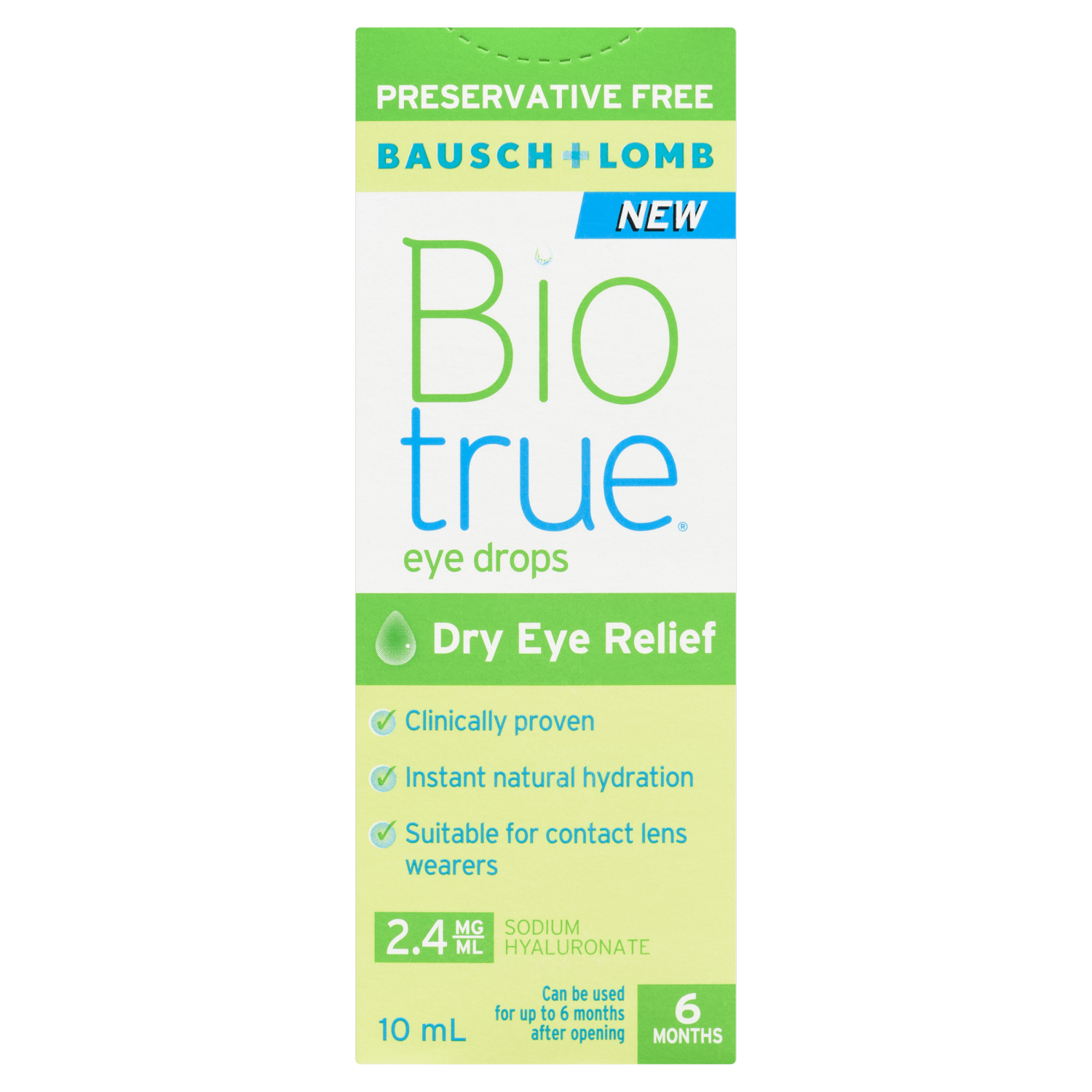 Bausch + Lomb Bio True Eye Drops, 10 ml WeShine.ca Health & Beauty