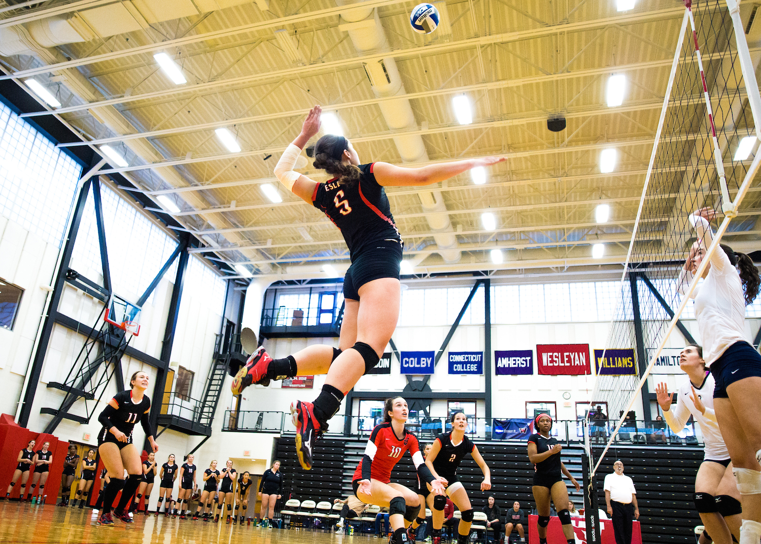 The Wesleyan Argus Volleyball Throttles Hamilton, Outlasts Middlebury