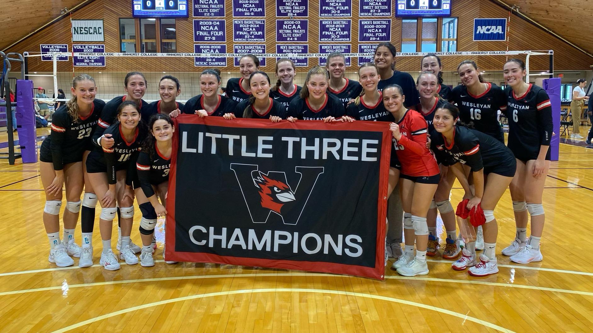 The Wesleyan Argus Wesleyan Volleyball Secures Little Three Championship