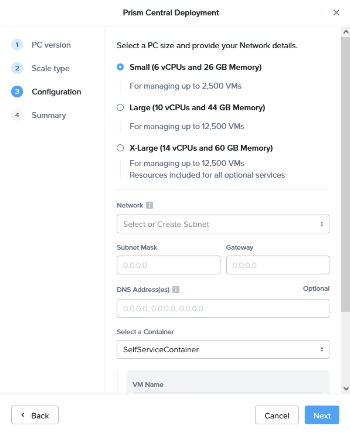Deployment of Prism Central Wesnovator Solutions