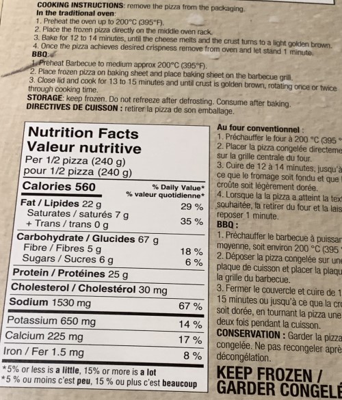 Pizza Roncadin Review Costco West Fan Blog