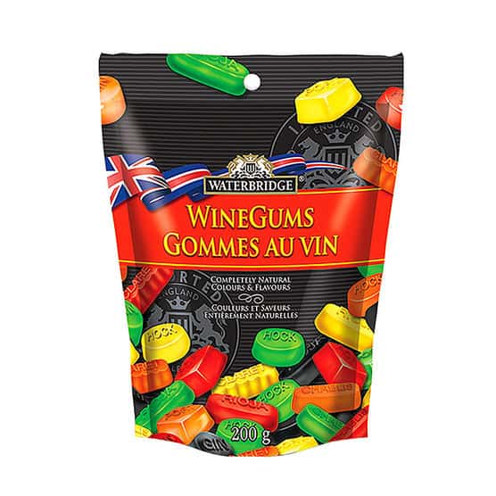 Waterbridge Wine Gums British 15x200g Pacific Candy Wholesale