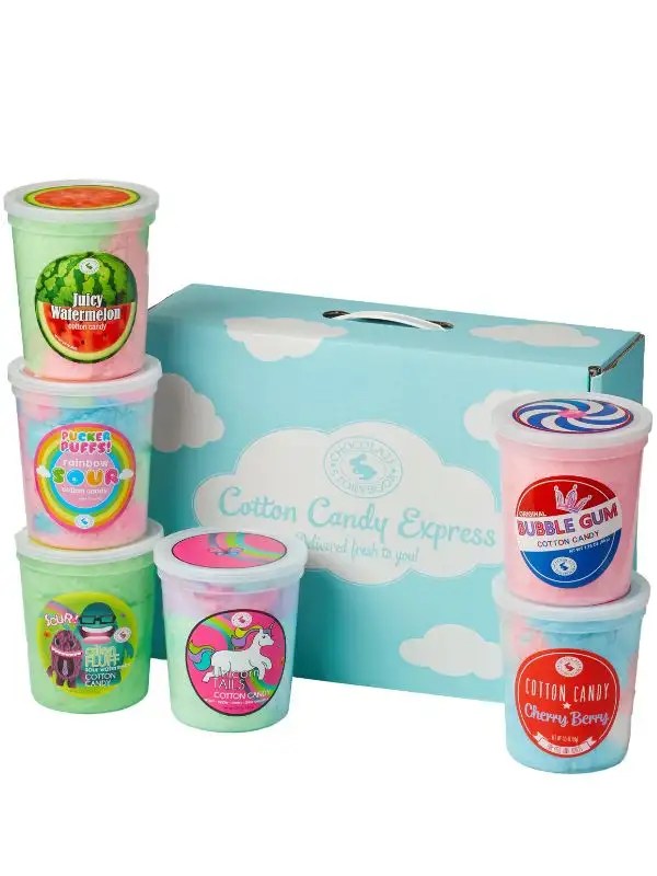 Cotton Candy Express Gift Set Variety 6pack 1ct Pacific Candy Wholesale