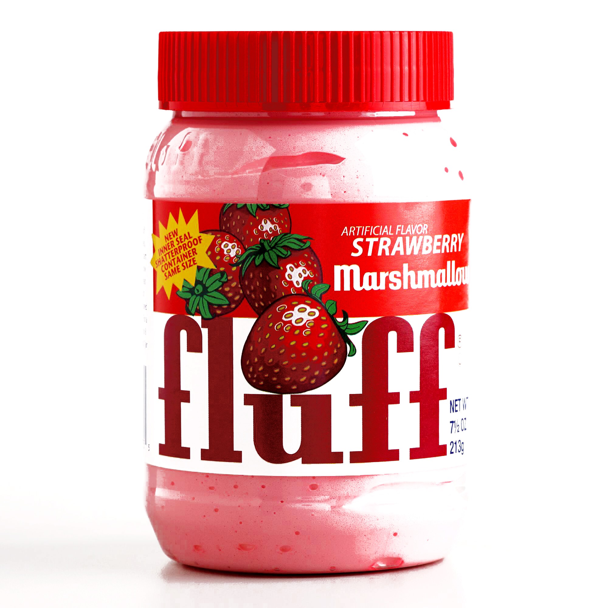 Marshmallow Fluff Strawberry 12x7.5oz Pacific Candy Wholesale