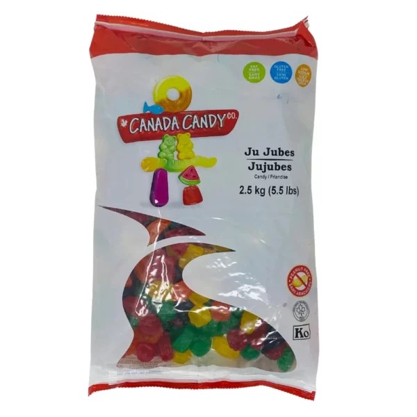 Canadian Candy Company Ju Jubes 2.5kg Pacific Candy Wholesale