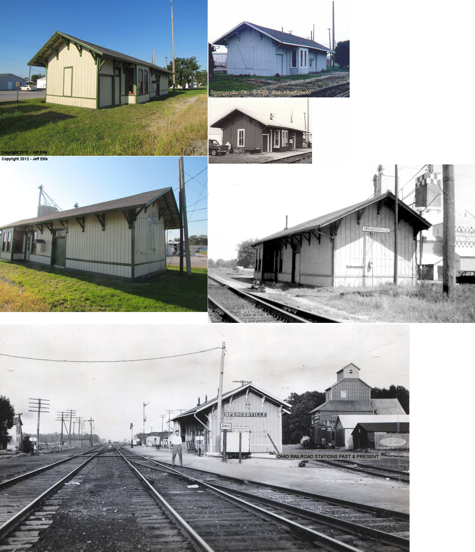 Allen County Ohio Railroad Stations