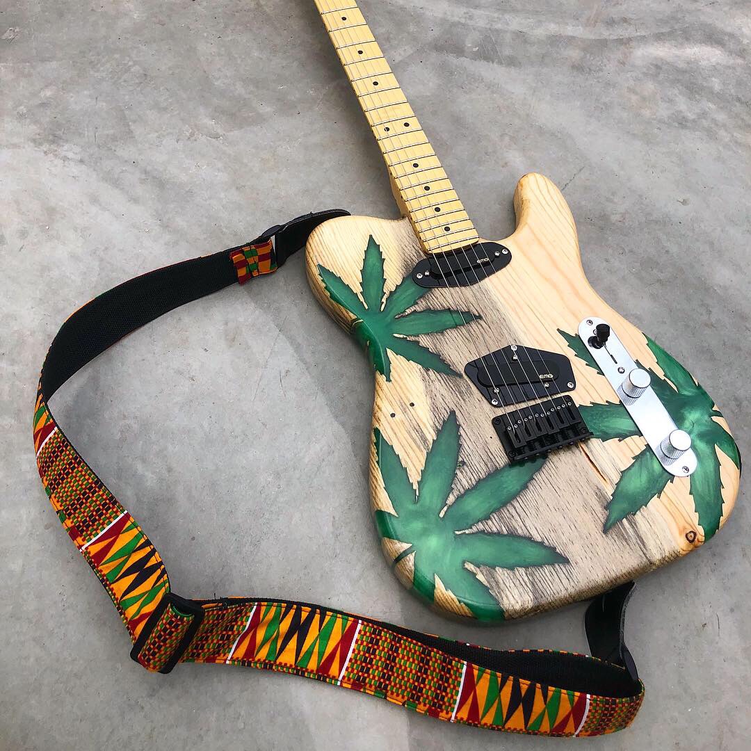 Guitar Straps Custom West African Fashion