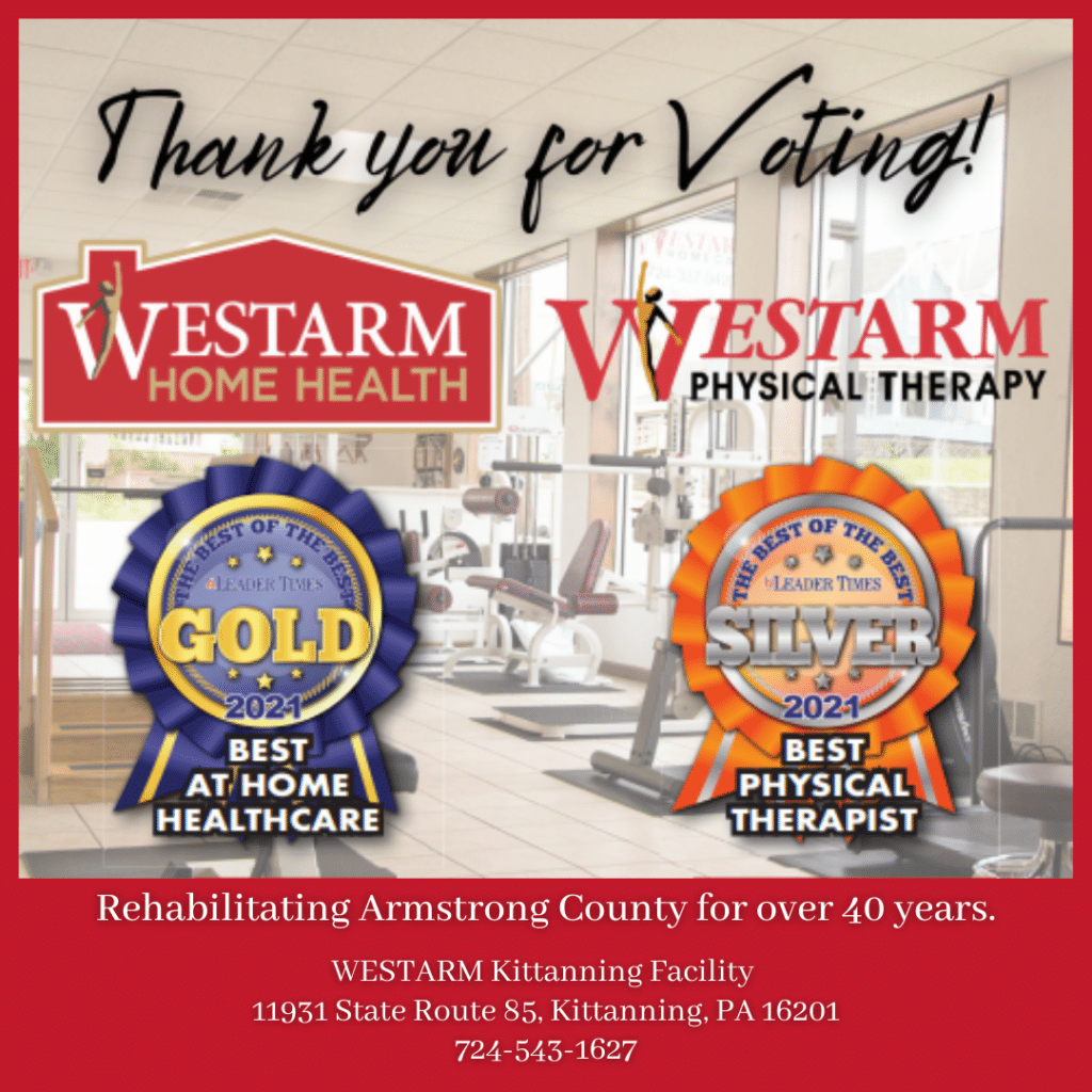 WESTARM Home Health and Kittanning Facility win “Best of the Best