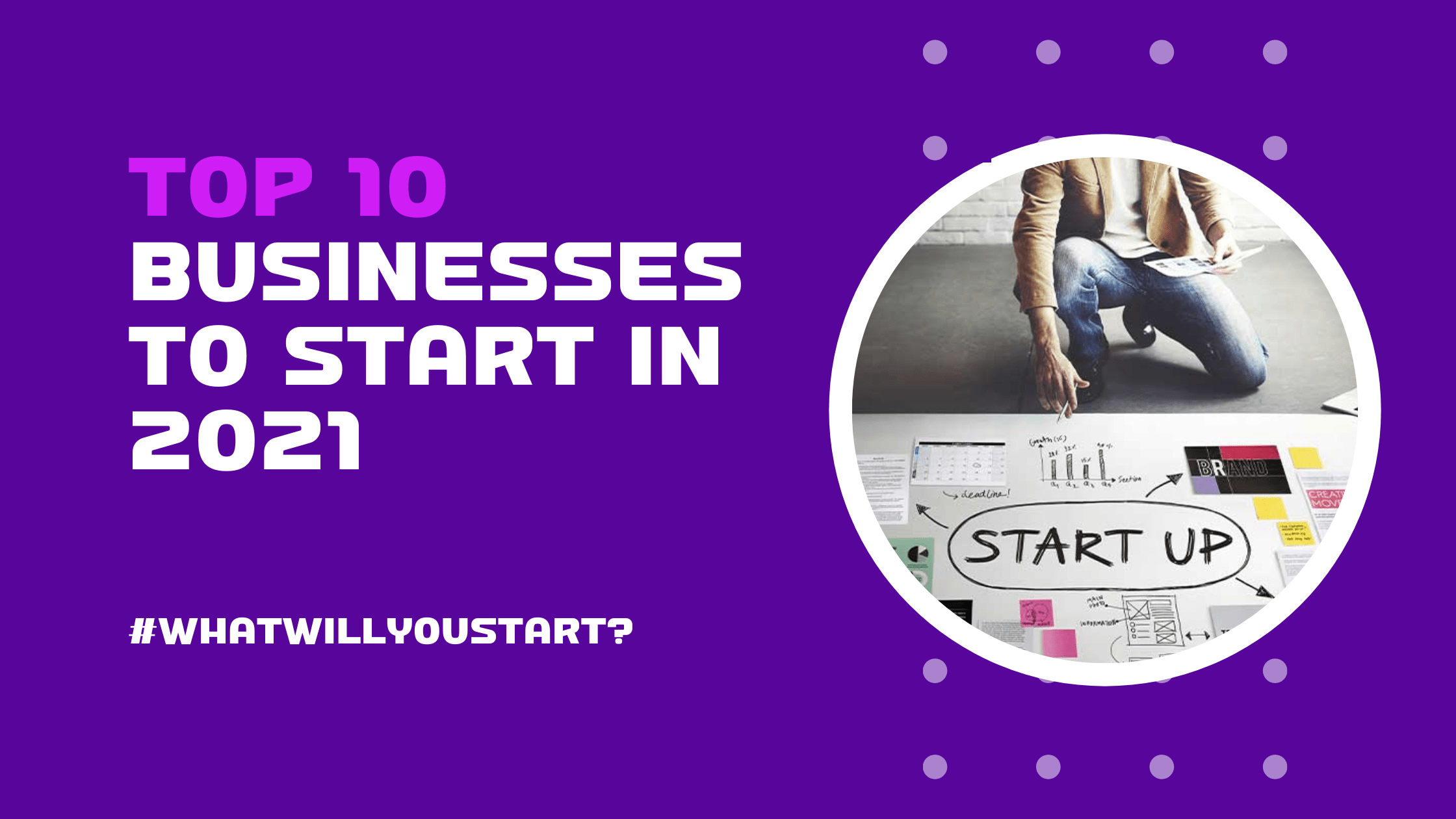 Top 10 Businesses to start in 2021 weSTART Community