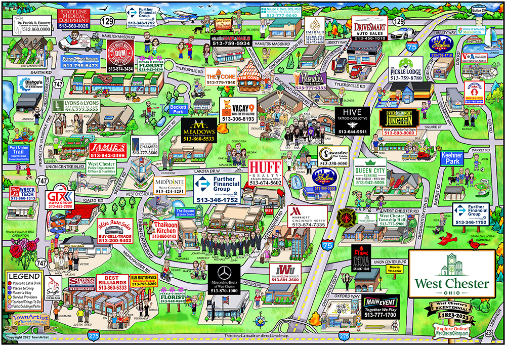 West Chester Map Home