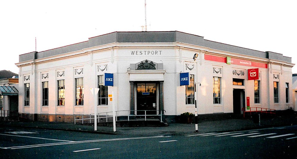 Westport Post Office.ca.2001. West Coast New Zealand History