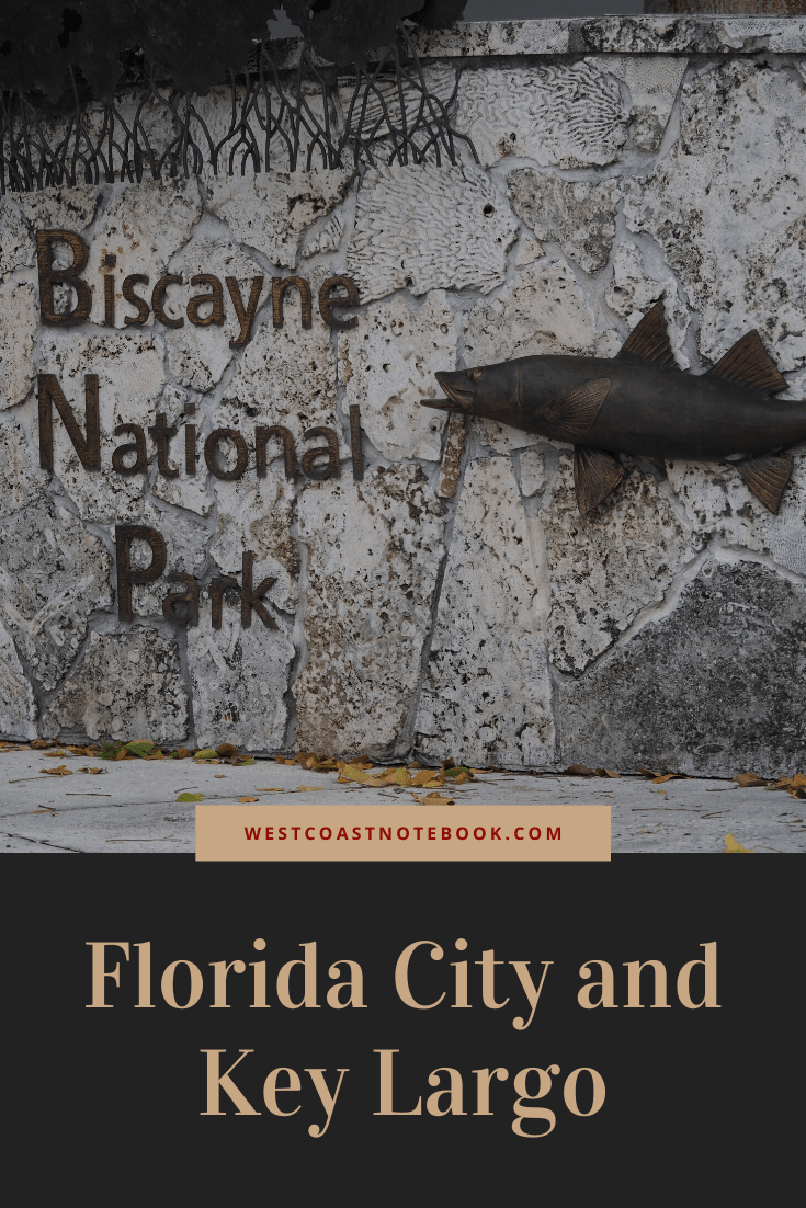 Florida City and Key Largo West Coast Notebook