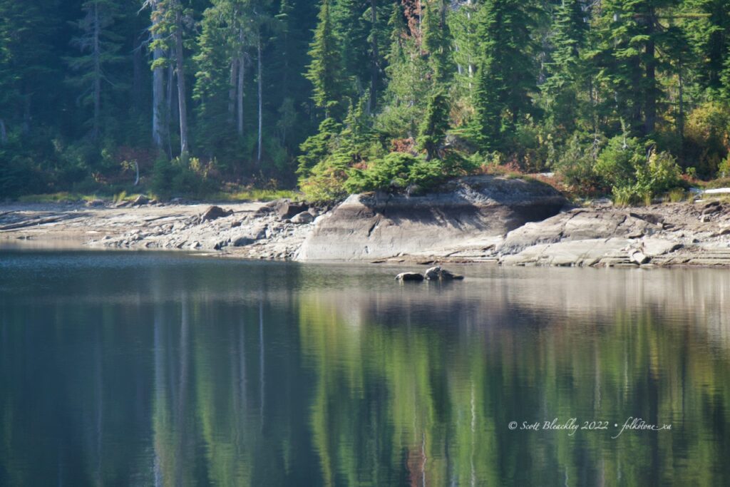 Photographs of Reduced Water Levels Edwards Lake