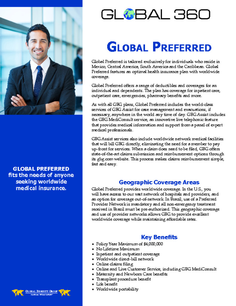 GBG Global Benefits Group Expat Major Medical Insurance West