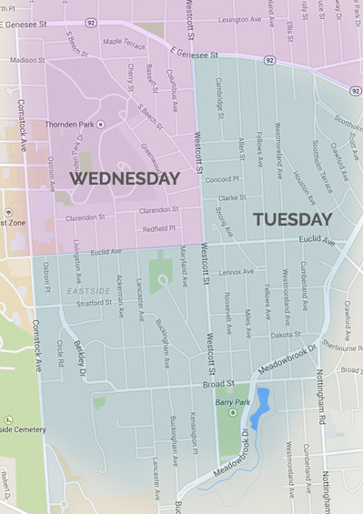 Syracuse New York 2023 Holiday Trash Pickup Trash Pickup - Westcott Community