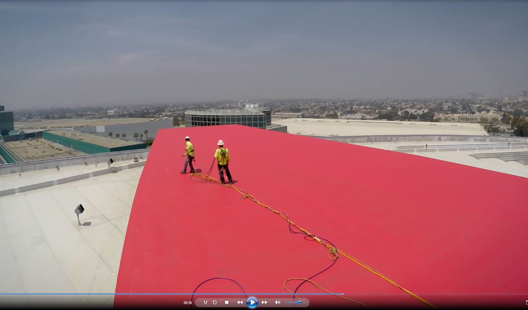 Staples Center Color and Roof Restoration Western Colloid