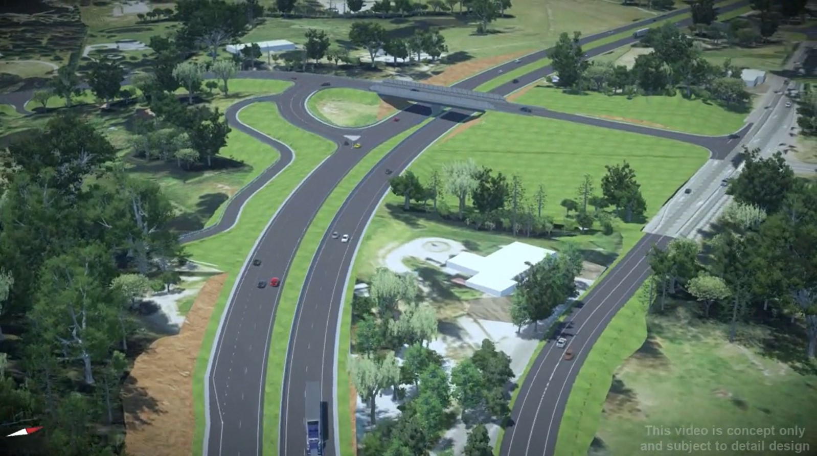 Watch Flyover Released Of Great Western Highway Upgrade (Little