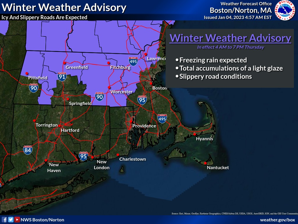 Western Mass Regional Weather for January 4, 2023 Western Mass Weather