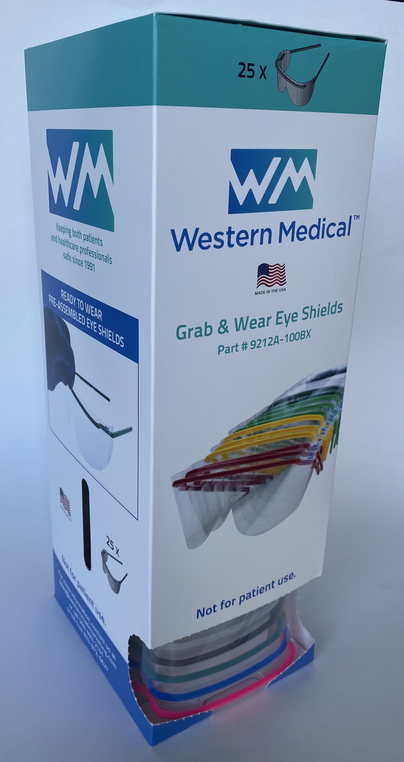 Eye Shields PreAssembled Disposable Multicolor Frames (4 Dispenser