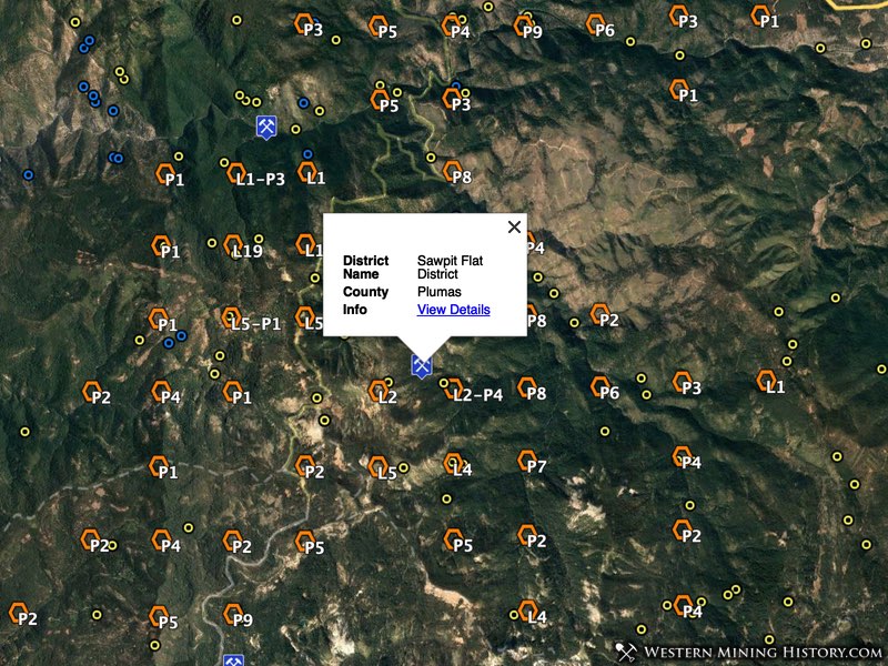 Plumas County, California Mines Western Mining History