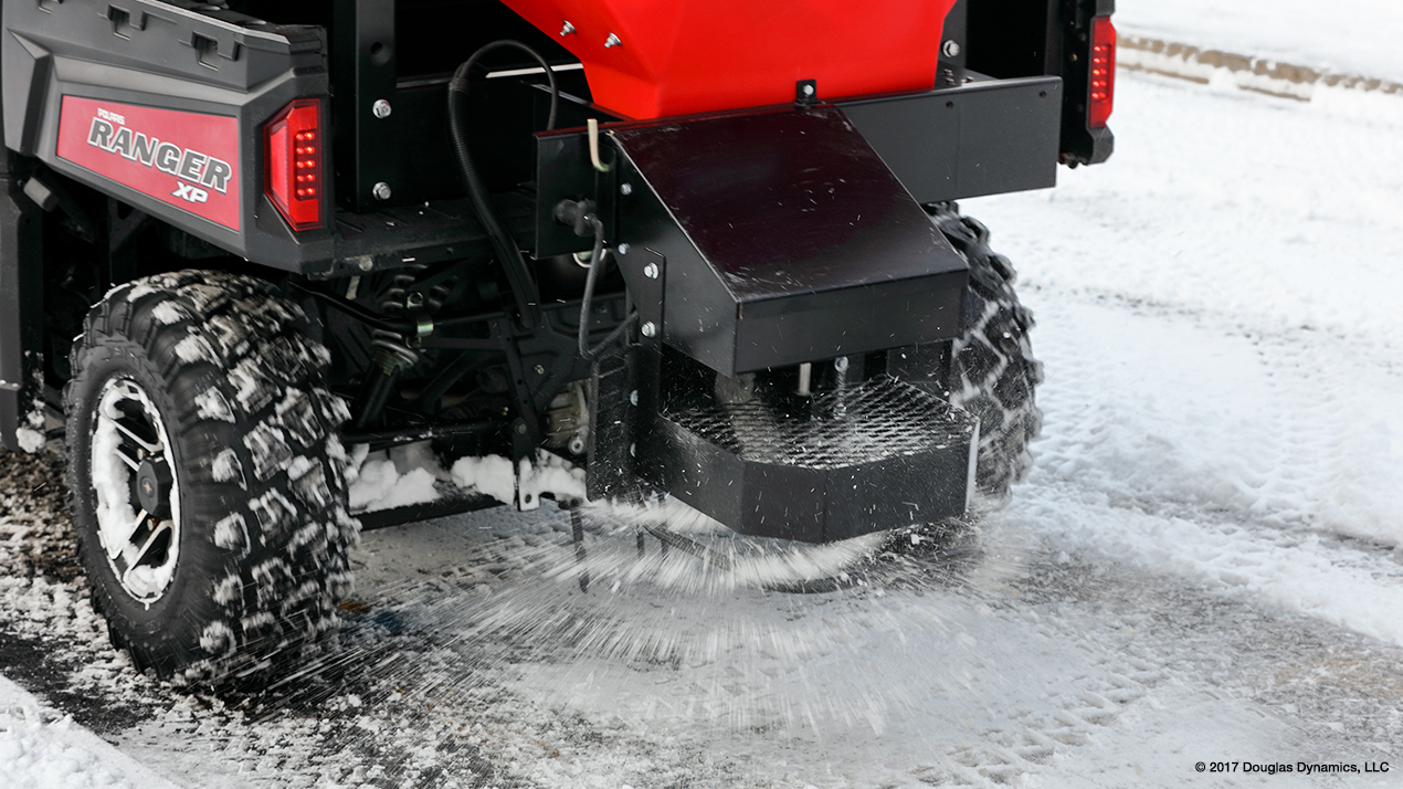 Tornado™ UTV Poly Hopper Spreader Utility Salter WESTERN®