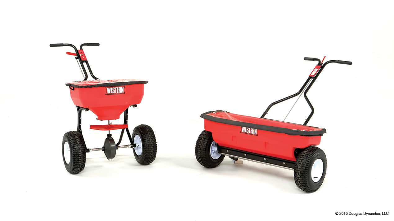 WalkBehind Drop & Broadcast Salt Spreaders WESTERN®
