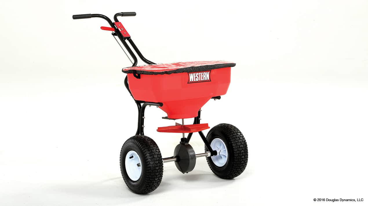 WalkBehind Drop & Broadcast Salt Spreaders WESTERN®