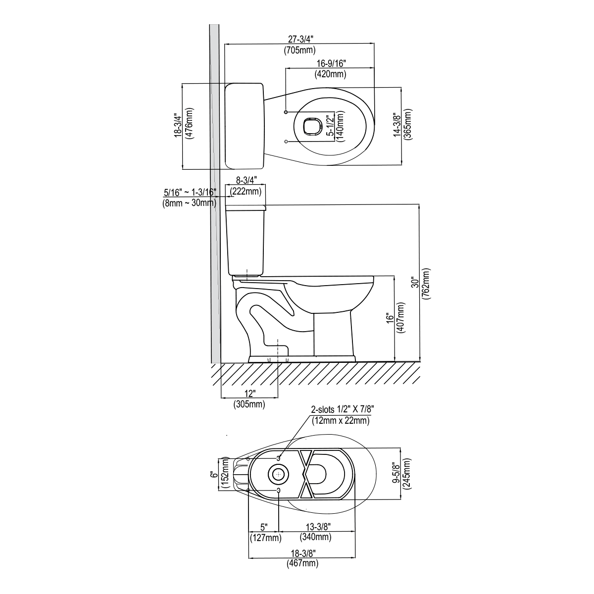 TOILETS Western pottery