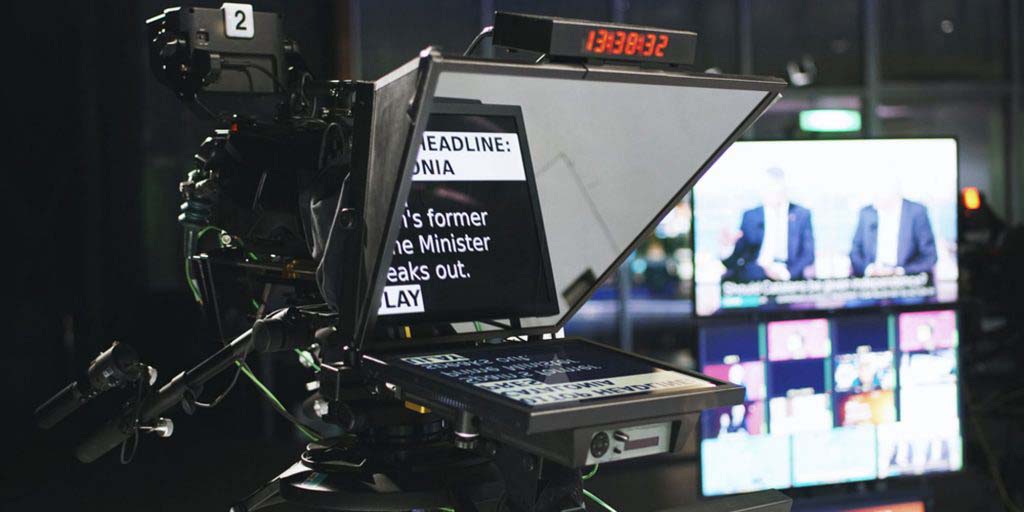 De teleprompter Western Spaghetti autocue makkelijke tips