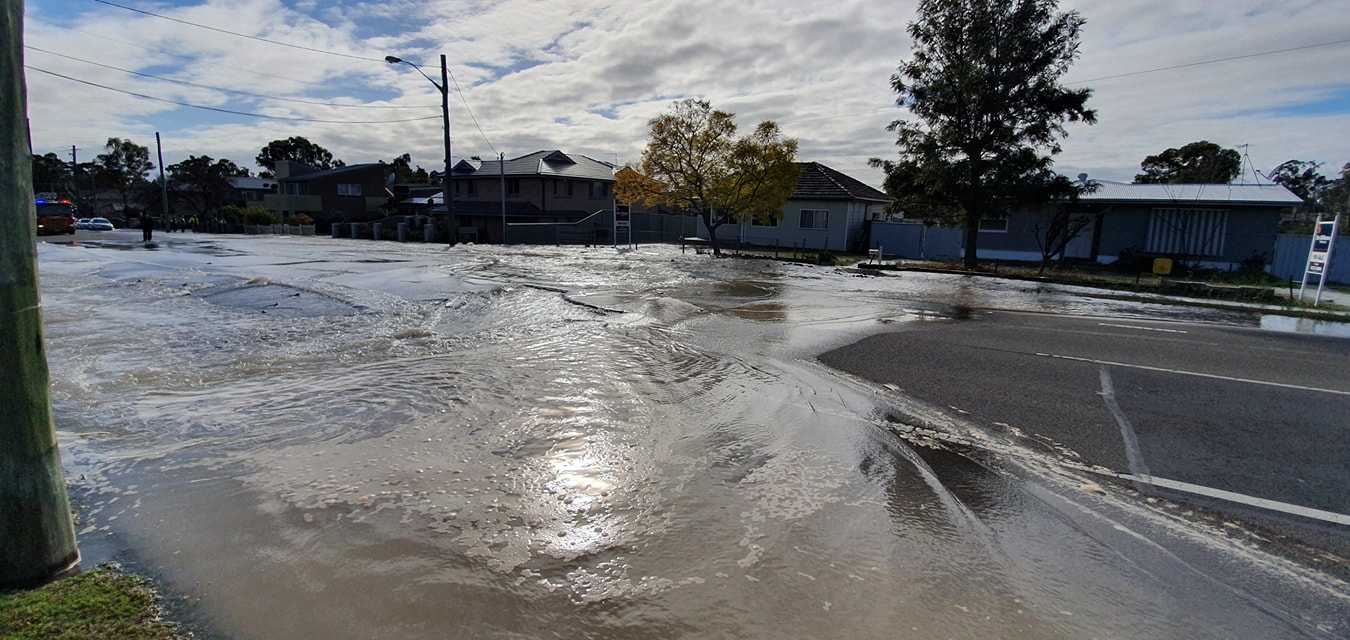 Burst water main closes Bringelly Road The Western Weekender