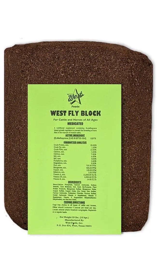 Cattle and Horse Fly Block West Feeds, Inc.