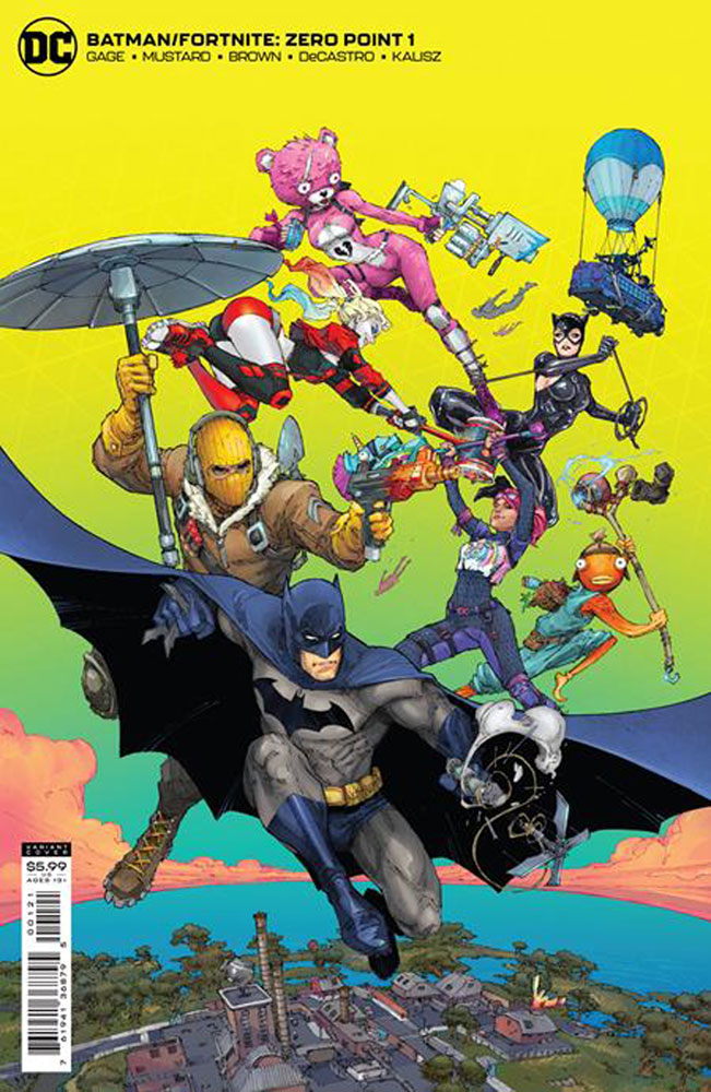 Batman / Fortnite Zero Point 1 (variant card stock cover