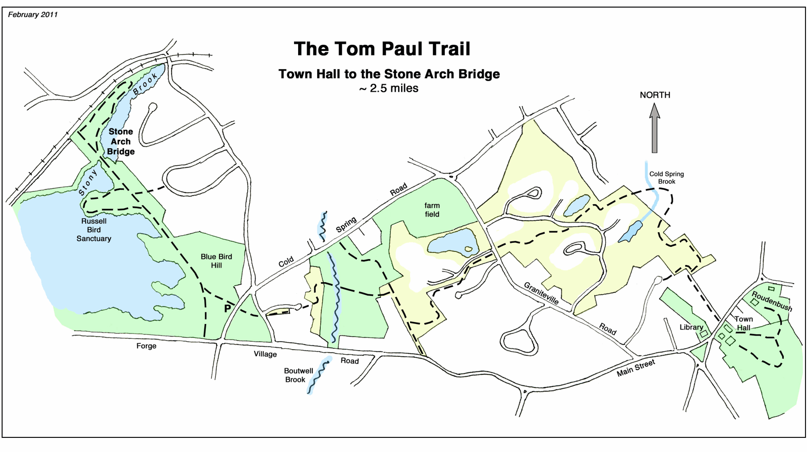 Trails in Westford, Massachusetts