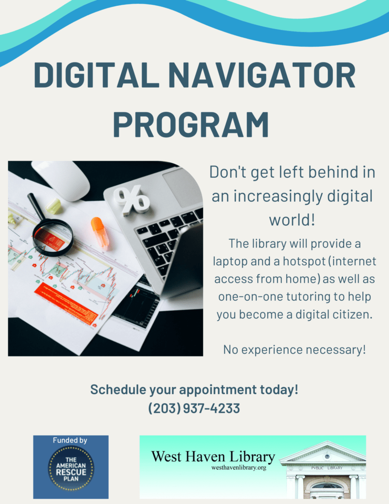 Digital Navigator Program West Haven Public Library