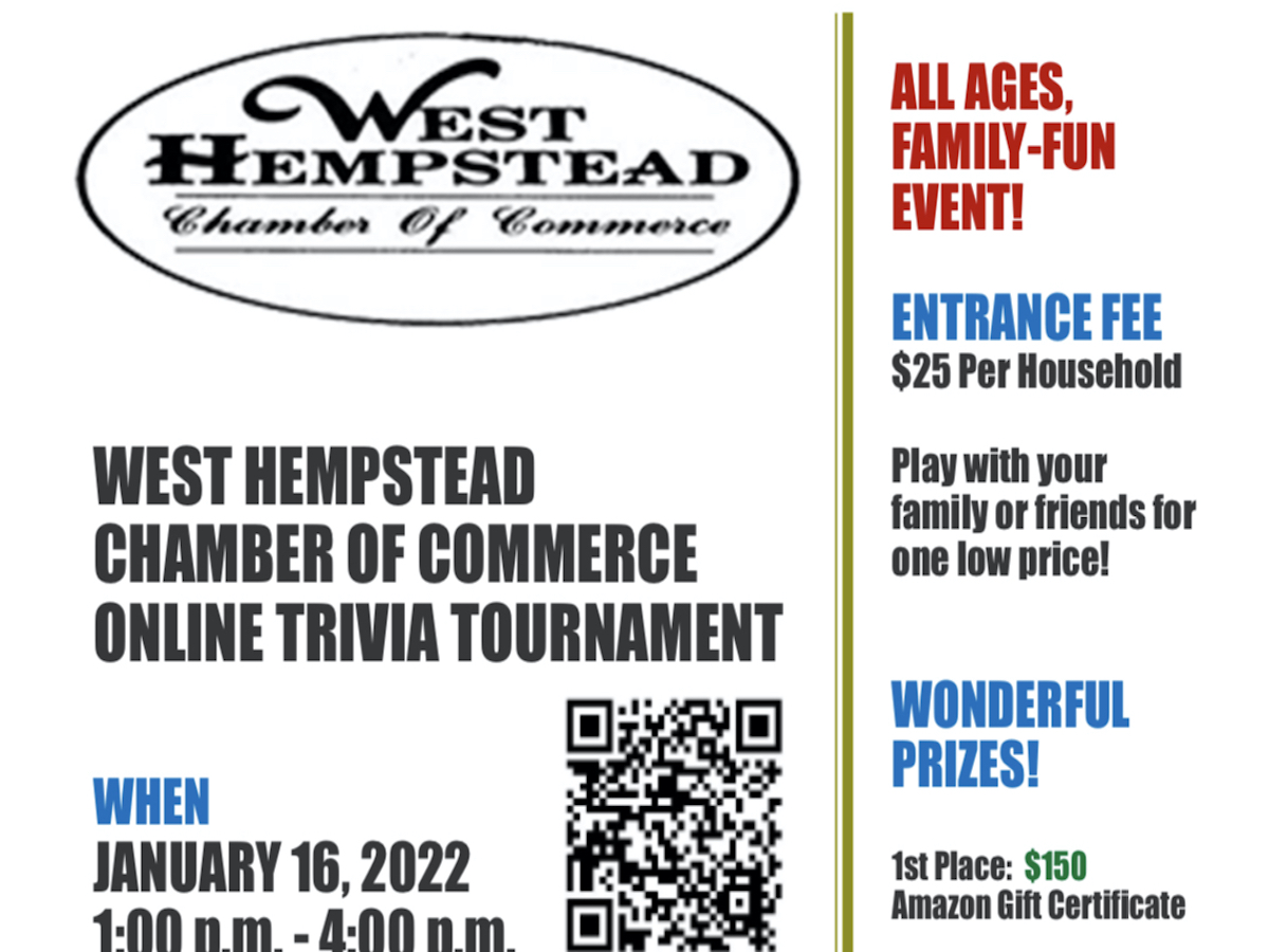 West Hempstead Chamber of Commerce set to host online trivia tournament