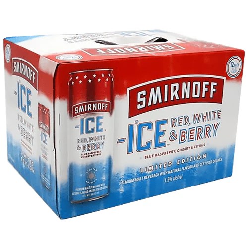 Smirnoff Red, White & Berry 12oz Can West Hills Beer