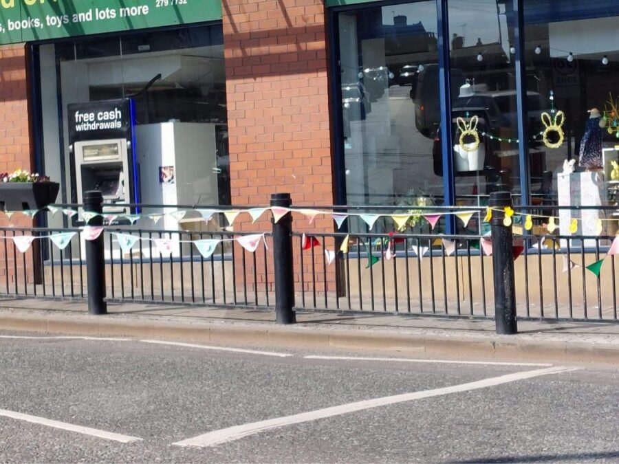 Armley Town Street decorated by volunteers ahead of spring fair West