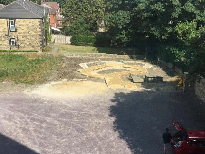 Youths shift 34 tonnes as new Bramley eco peace garden takes shape