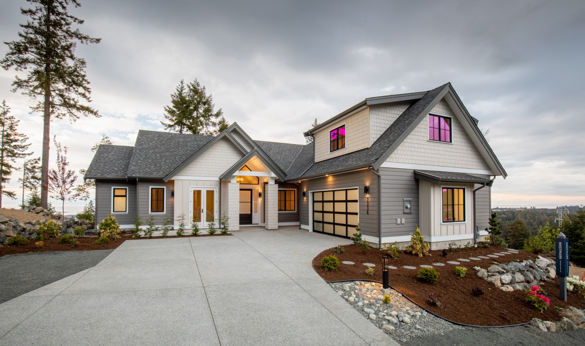 Custom Home at Lantzville Foothills Westmark Construction