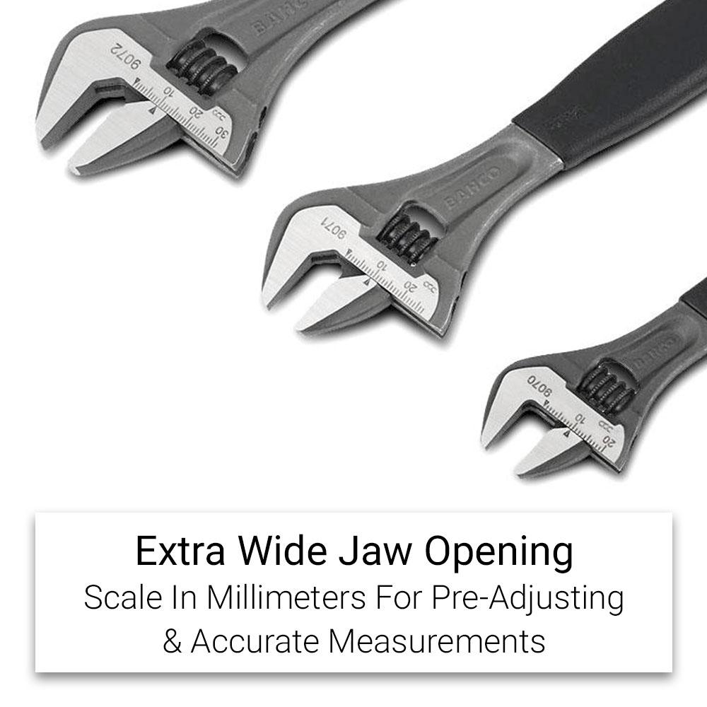 Bahco 3pce Adjustable Wrench Set ADJUST 390 WestOz Tools