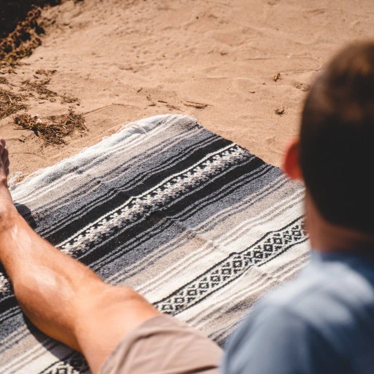 Wool Mexican Blanket Thick Mexican Blankets West Path