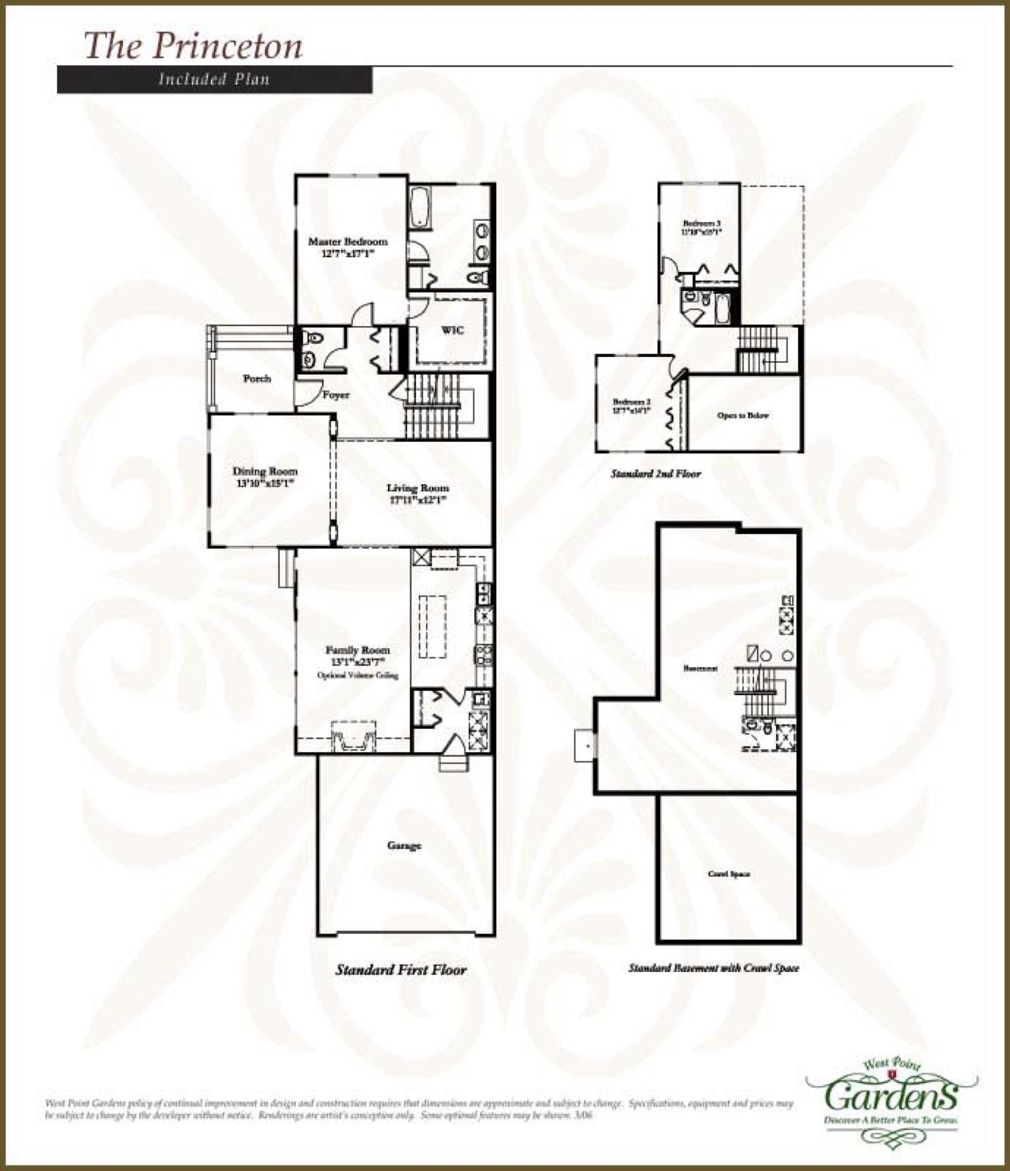 princeton plan West Point Builders