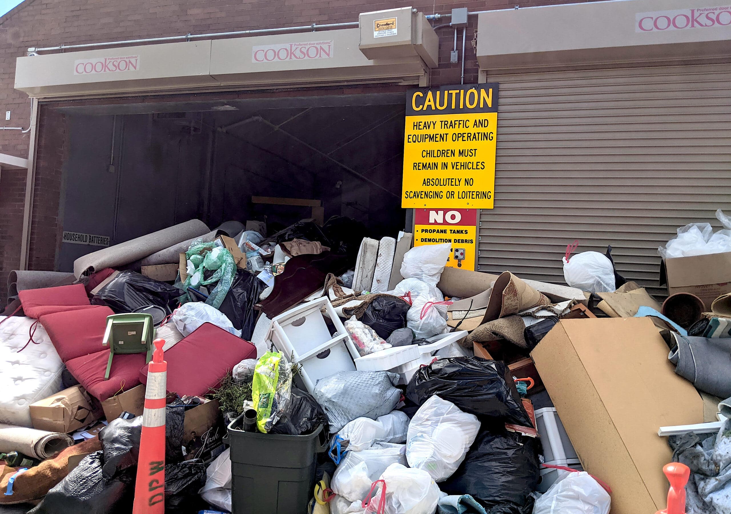 Transfer Station Labors Under a Tower of Trash Westport Journal